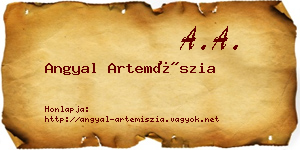 Angyal Artemíszia névjegykártya